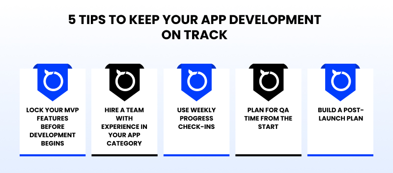 5 Tips to Keep Your App Development on Track