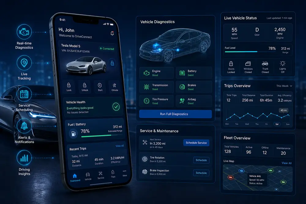Automotive mobile app development Dallas — Software Orca