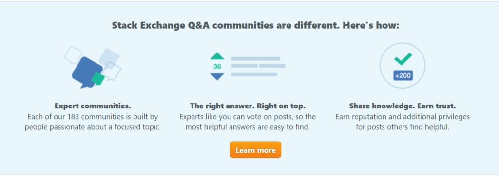 Stack Exchange | App like reddit | Software Orca
