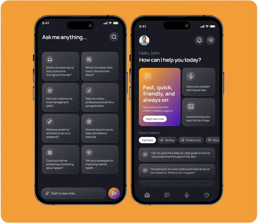 IntelliChat - Mobile App To Connect - Case study